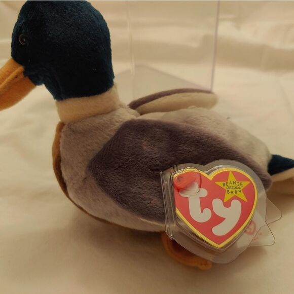 Ty Beanie Baby 9" JAKE the MALLARD DUCK DOB: April 16, 1997 - Picture 1 of 6